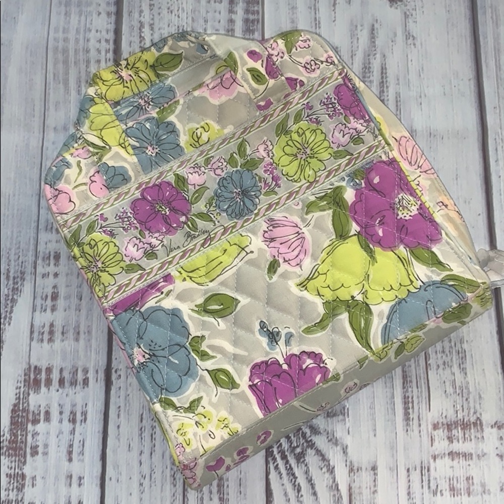 Grey Floral Vera Bradley Travel Case
